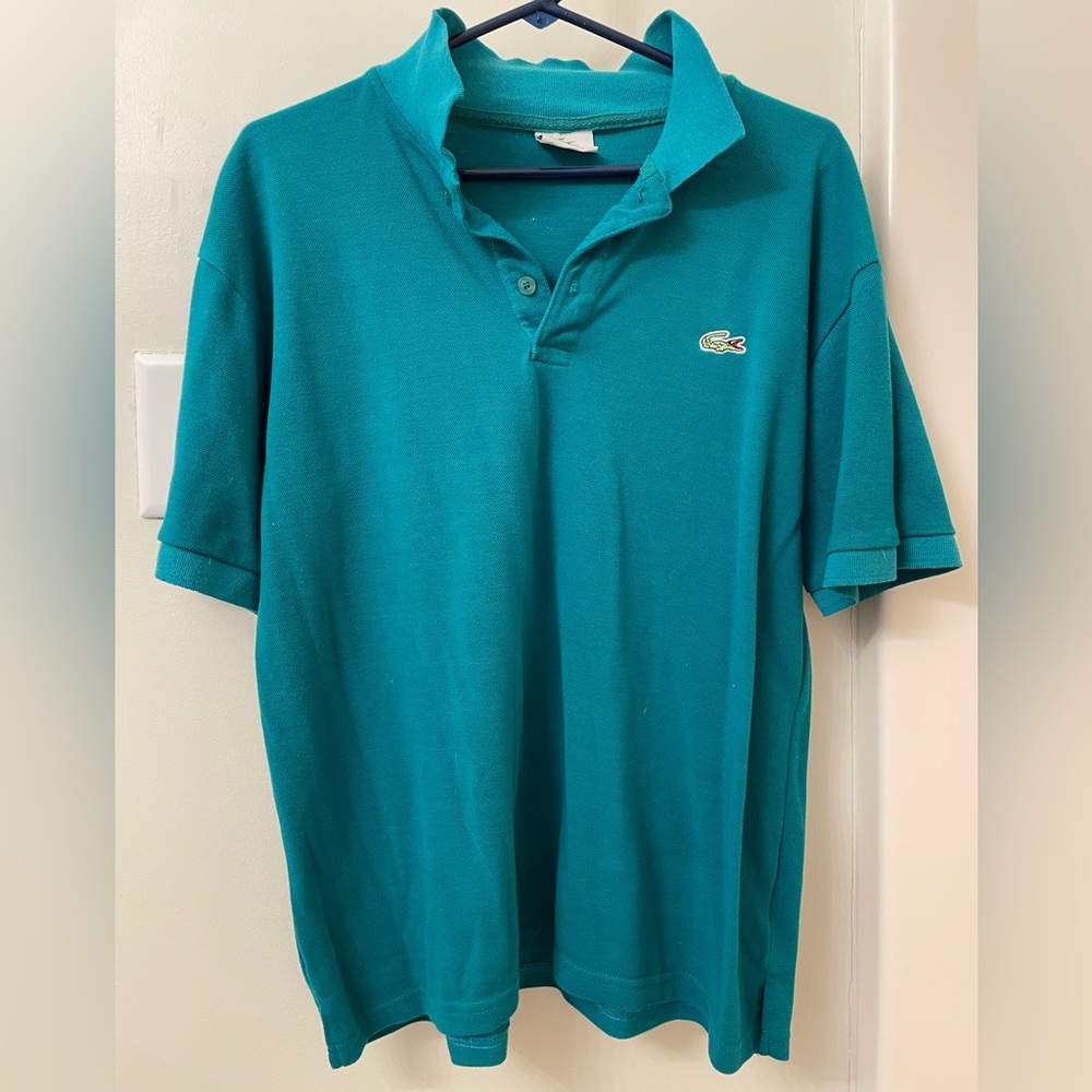 Large Green Lacoste Polo